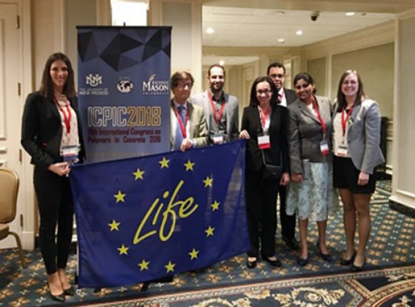 The UBU presented the innovations of LIFE-REPOLYUSE in Washington ICPIC 2018-LIFE REPOLYUSE