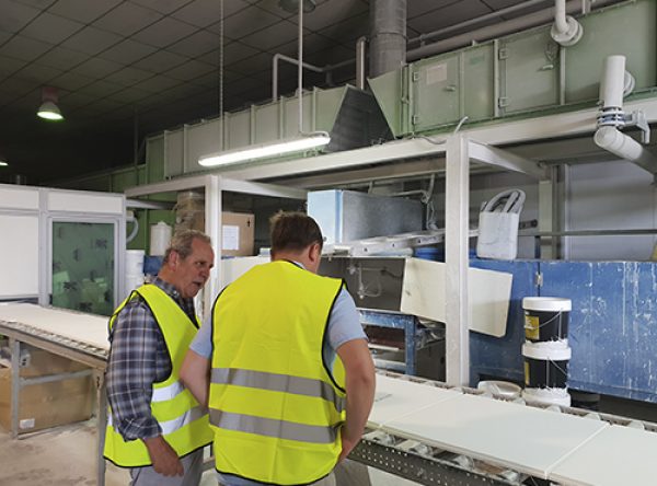 Factory Visit of Exergy to Yesyforma Factory facilities